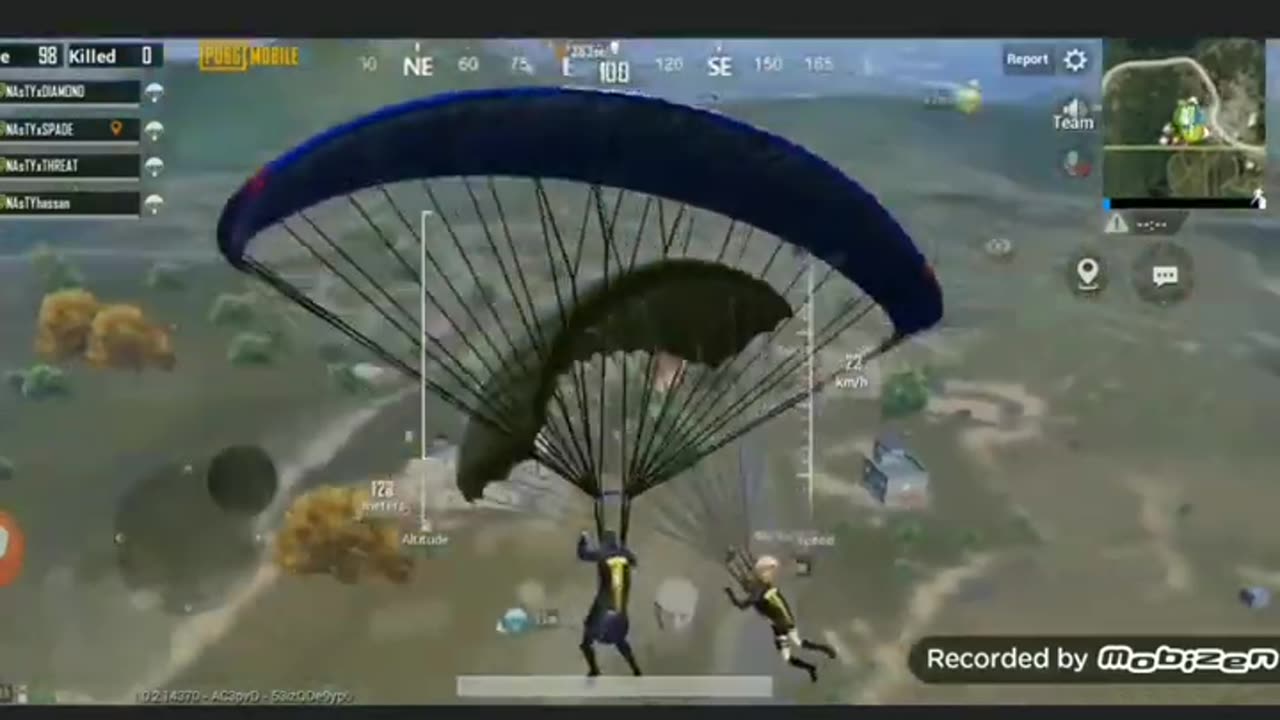 How to Land@ohKfv4mVfl4 Fast (Secret Trick) safe landing Parachute PUBG Mobile/BGMI