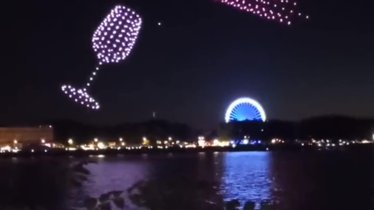 Drone show at the wine festival in France. What else can be done with drones???