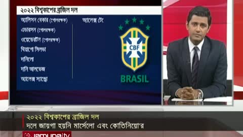 ফিফা বিশ্বকাপ ২০২২ এর জন্য স্কোয়াড ঘোষণা করেছে ব্রাজিল | Brazil World Cup Team