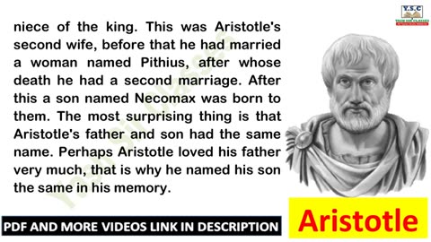 History of philosophy with Aristotle