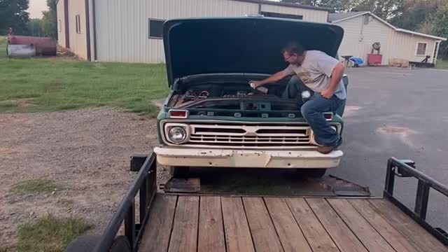 4. 1966 Ford F-250 Ramping Trailer