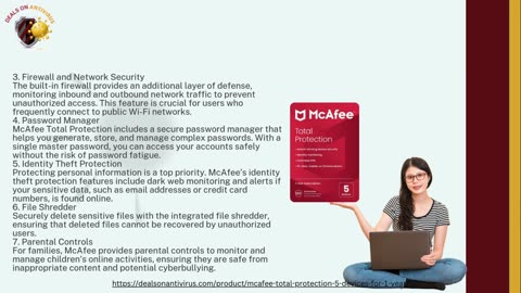 McAfee Total Protection 2024 5 Device, 1 Year Antivirus