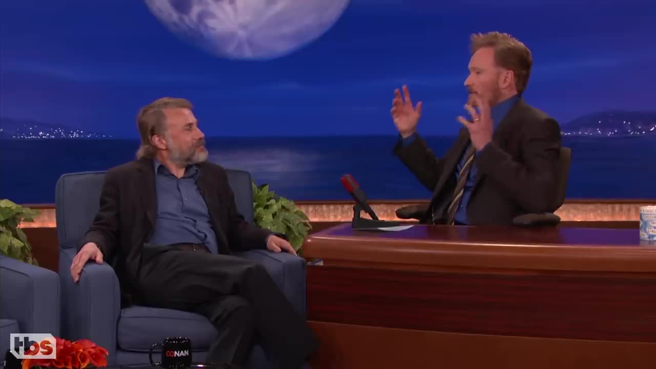 Christoph Waltz On The Difference Between Germans & Austrians CONAN on TBS