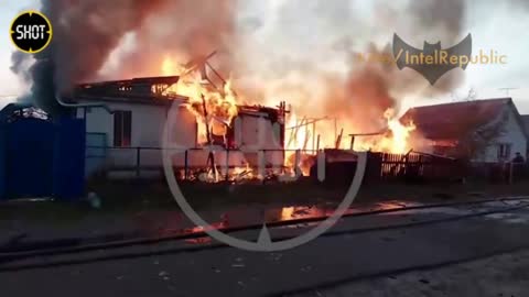 Ukrainian forces shell village of Belaya Berezka