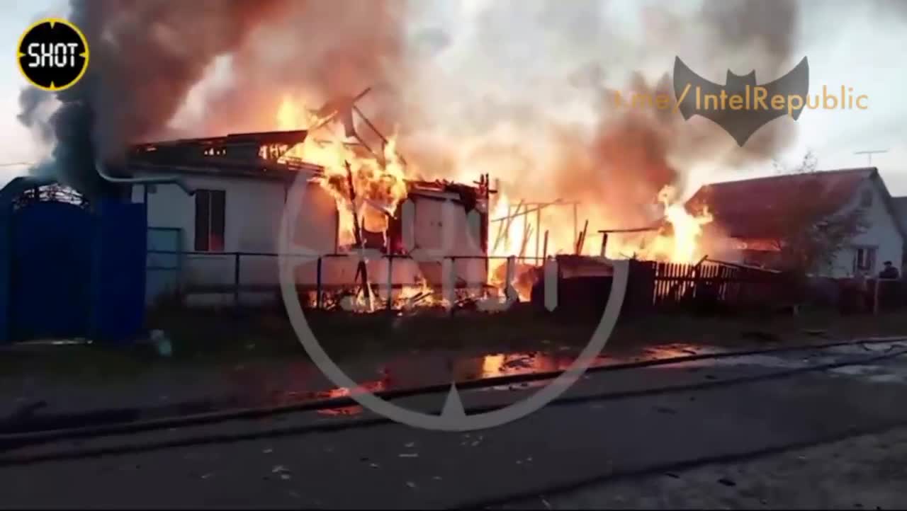 Ukrainian forces shell village of Belaya Berezka