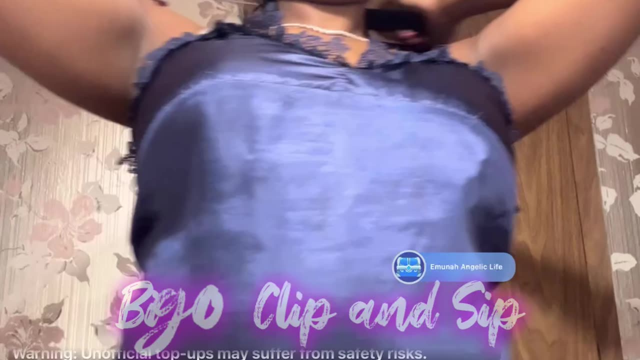 AngelicSoul getting dolled up at 4:30am waiting on husband to get off work 2/1/24 #bigoclipandsip