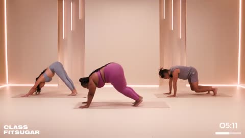 10-Minute Core-Focused Yoga Workout With Christa Janine _ POPSUGAR FITNESS