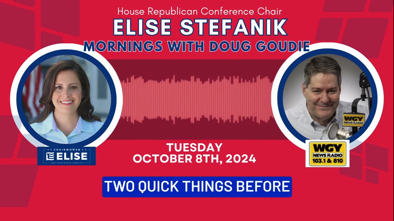 Elise Joins Doug Goudie on WGY Mornings 10.10.2024