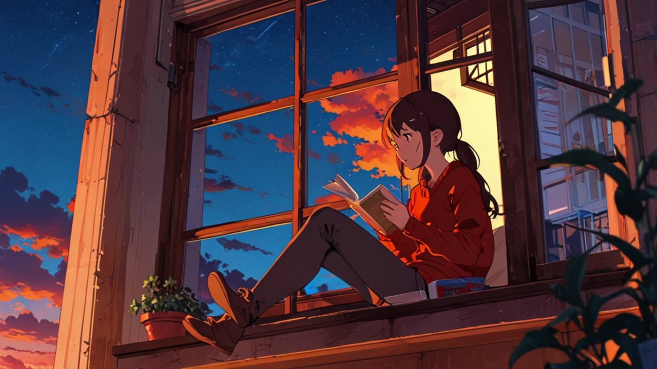 Lofi Girl, 1 a.m. sleep, release stress, mood