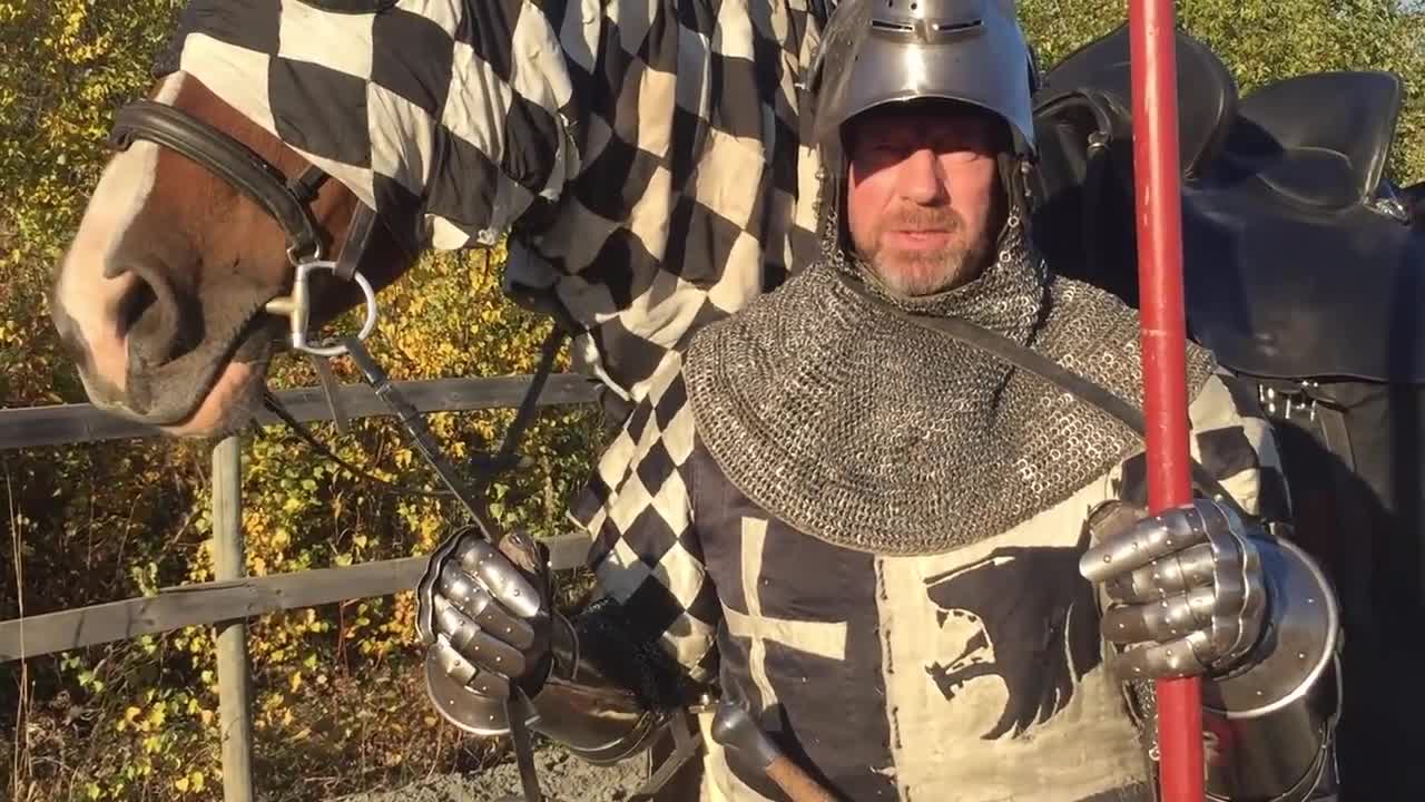 How to fight in full 14th centruy harness