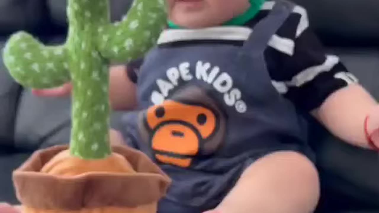 🌵 Talking Cactus react by baby very funny baby video #shorts #funnybabyshorts #factsshorts