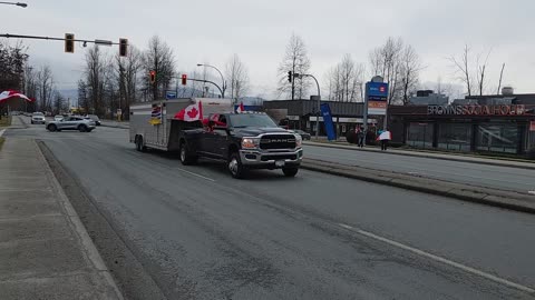 Video Clips Truckers Freedom Rally Feb 5 Mission BC