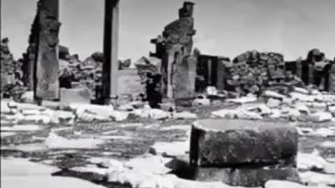 Archival footage of Captain Robert Scott's 1912 Antarctic expedition