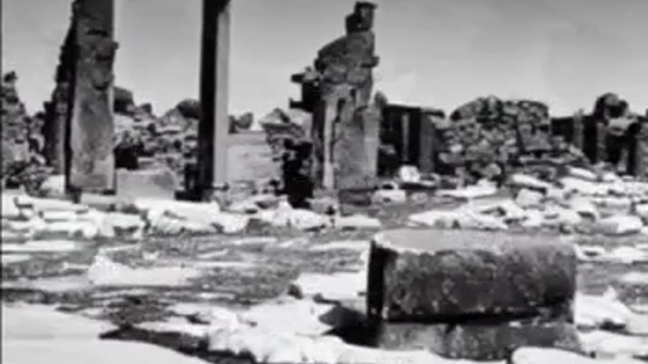 Archival footage of Captain Robert Scott's 1912 Antarctic expedition