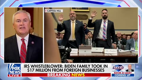 James Comer Talks IRS Whistleblowers