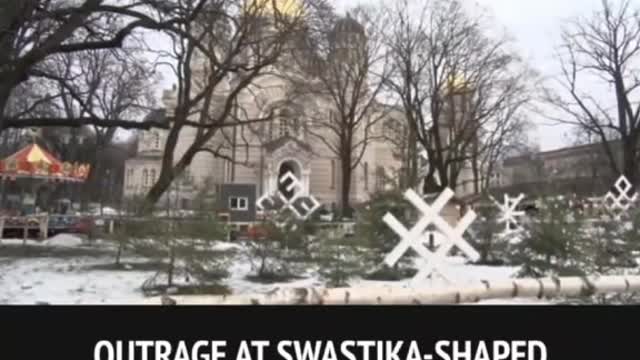 Latvia in 2016 decided to put swastikas as Christmas decoration