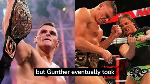 The main event between Gunther and Matt Riddle.