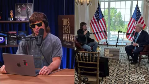 Theo Von explains what it was like to interview President Trump