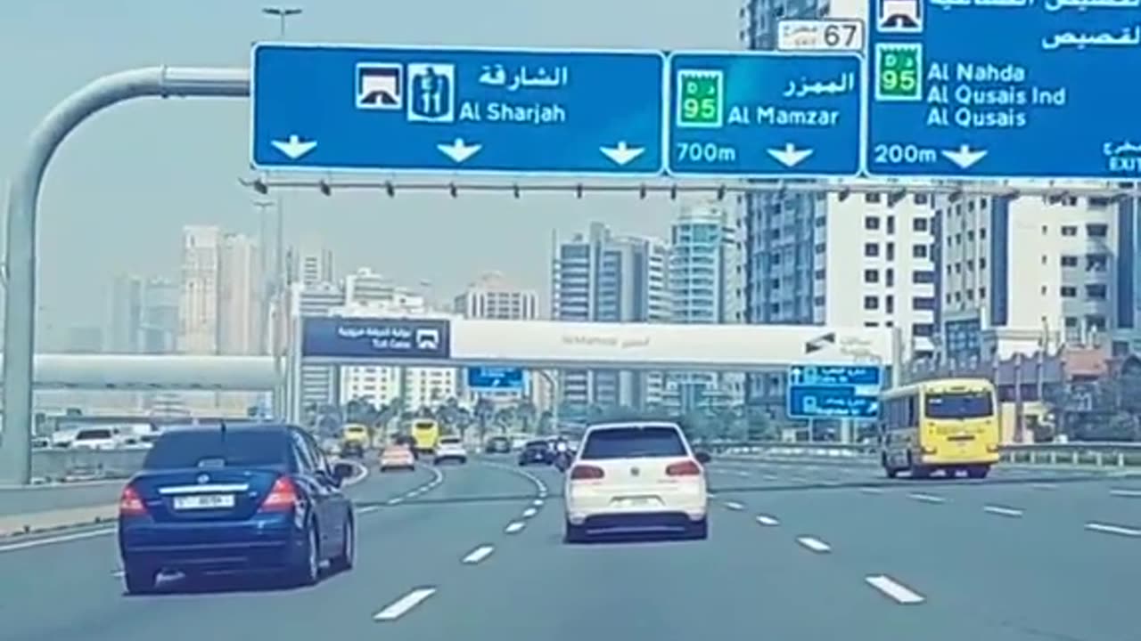 Dubai to Sharjah 🇦🇪 #viral #follow #1k #shorts #dubai