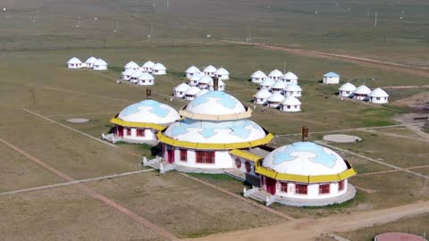 Beautiful and vast yurts