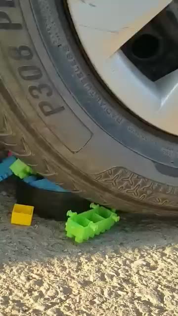 EXPERIMENT 🤩👏🤩 Crunchy Toys vs Car Tire Crushing #crusher #crushing #asmr #toy #ytshorts #experiment