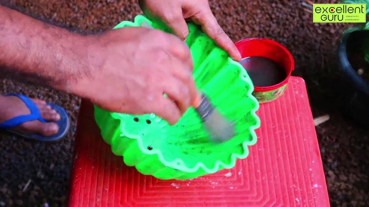 Easy Cement Pot Making