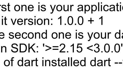How do i know the latest version of dart environment sdk