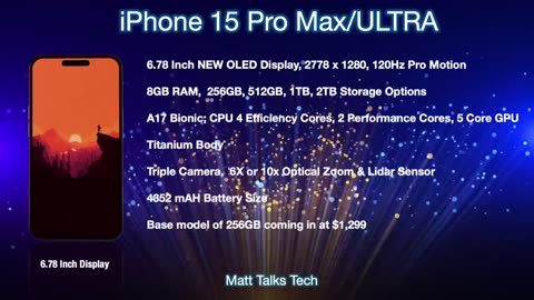 IPhone 15 pro max life extended bettry new 15 pro