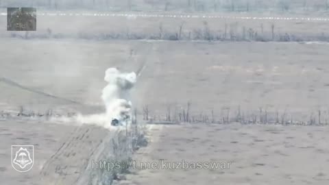 A sad American BBM Max X Pro is hit by a dismal Russian ATGM on the Zaporozhye direction.