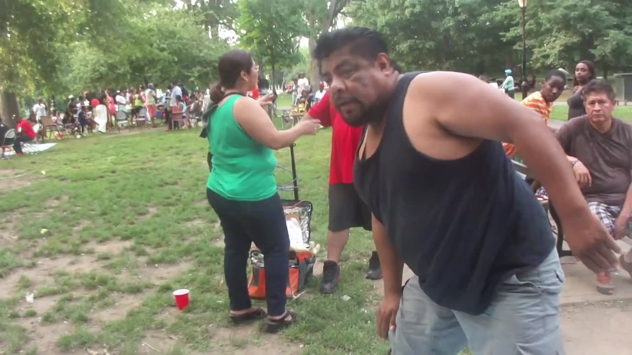 Luodong Massages Mexican Man In Black Tank Top