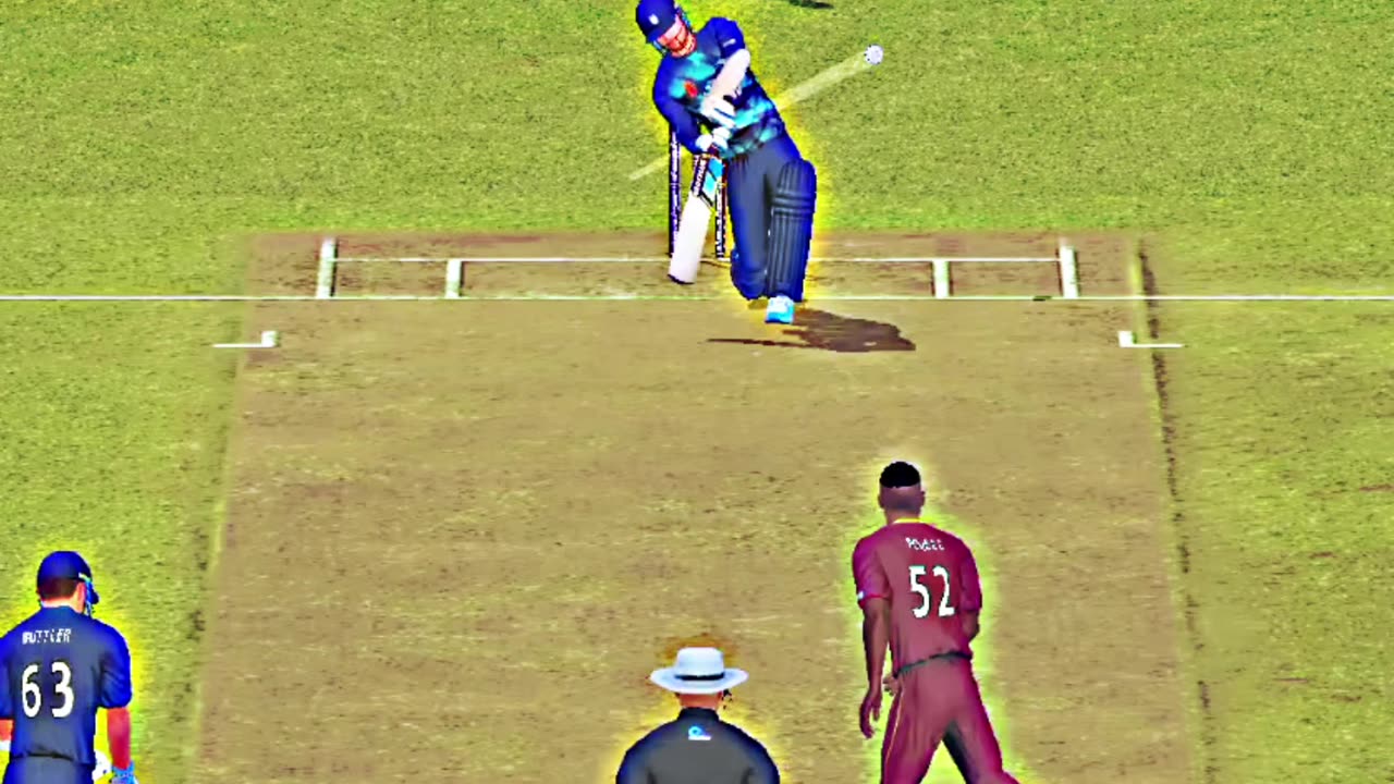 England hitting six Against West Indies