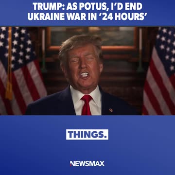TRUMP: AS POTUS I D END Ukraine WAR IN 24 HOURS