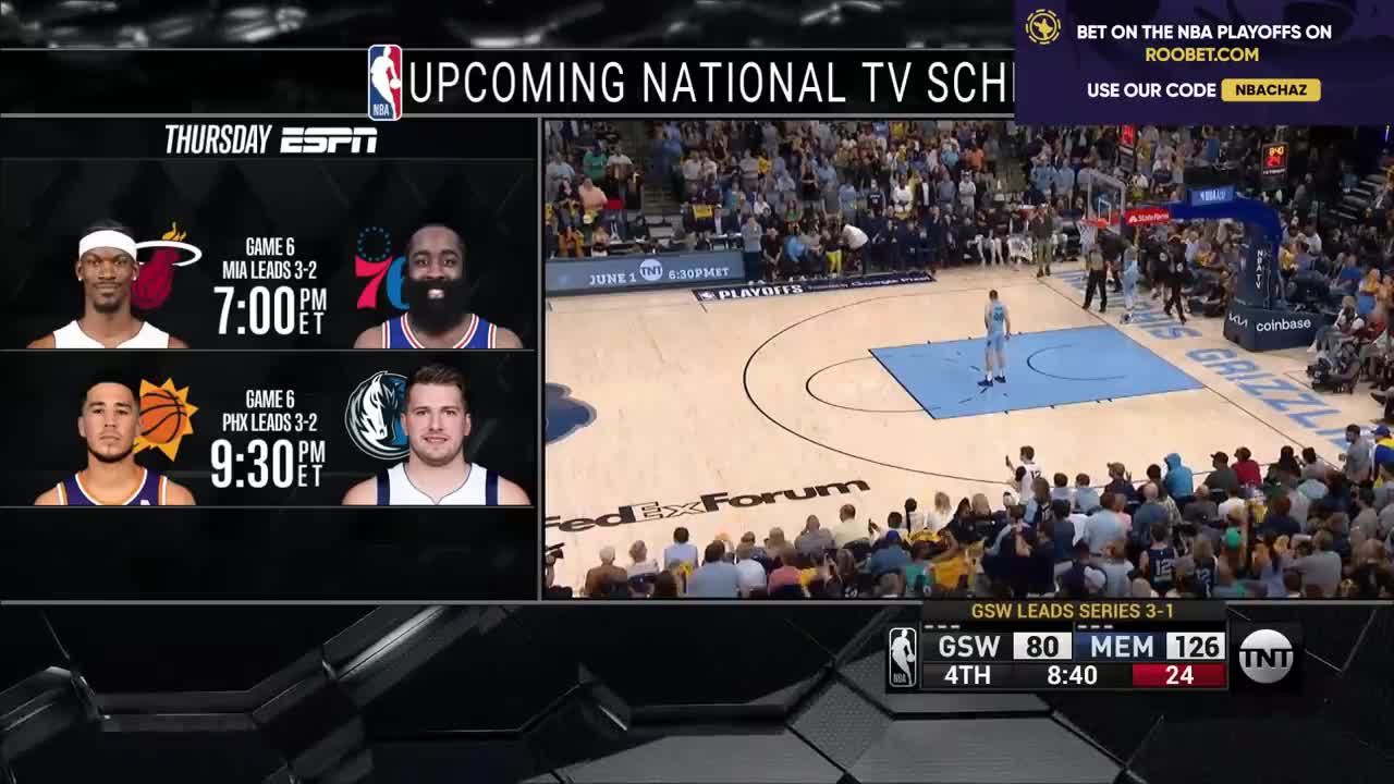 Draymond Green & Jordan Poole vibing to "Whoop That Trick" down 46 to Grizzlies