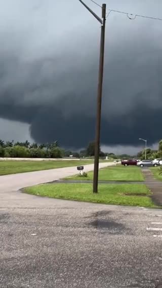 Another tornado spotted near clewison, florida which is less than an hour from palm beach...