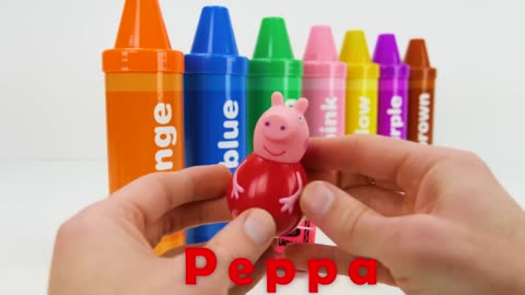 Best Learning Video for Toddlers Learn Colors with Crayon Surprises!