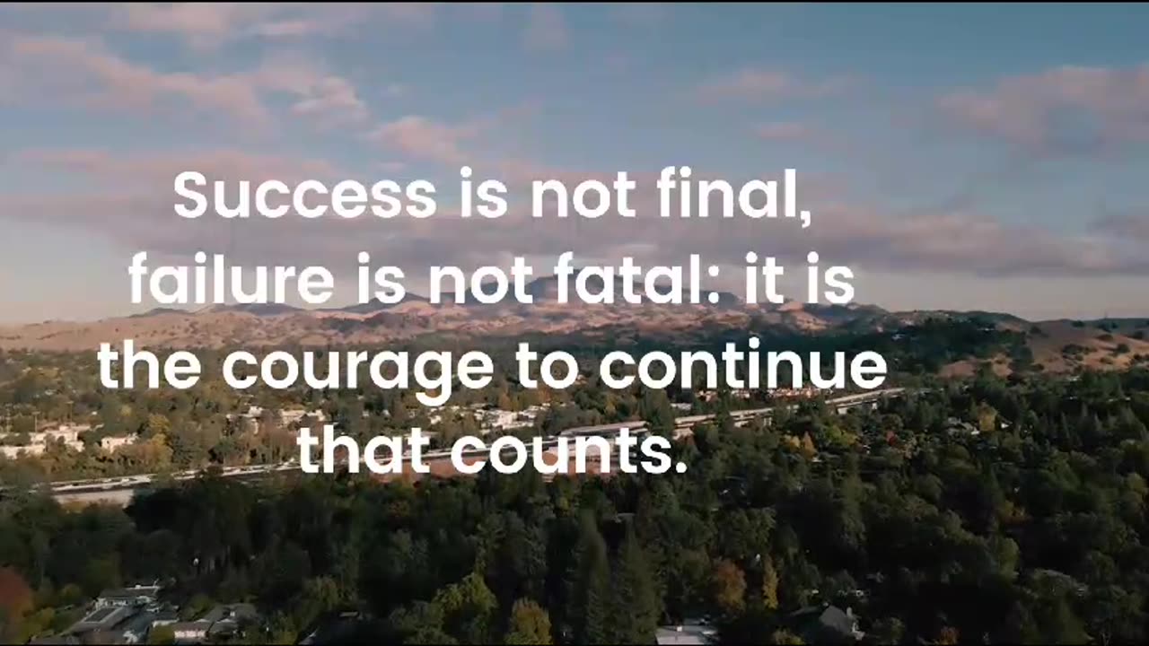 success is not final / quote