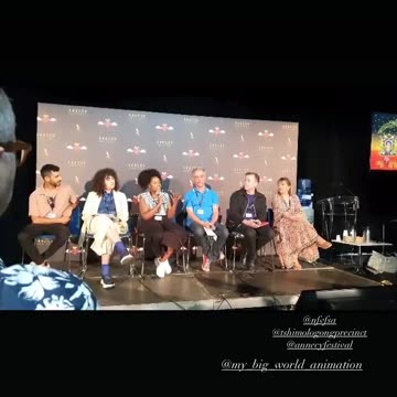 Girl pitches her series at Annecy International Animation Film Festival