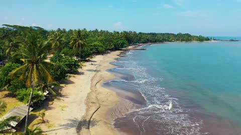 beautiful beach wonderful view