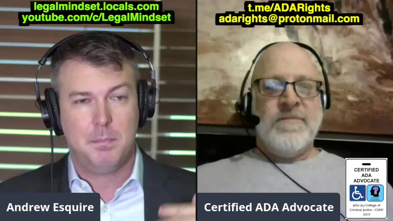 Andrew Esquire and Jay V. Shore discuss COVID and ADA