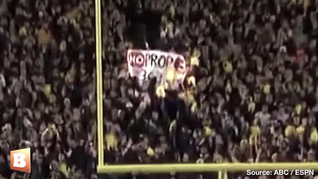 TOP-BILLING: Pro-Life Group Unfurls Anti-Abortion Banner at Michigan Football Game