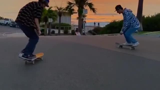 You never know how much Californians love skateboarding.