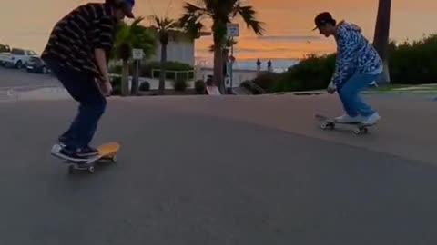 You never know how much Californians love skateboarding.