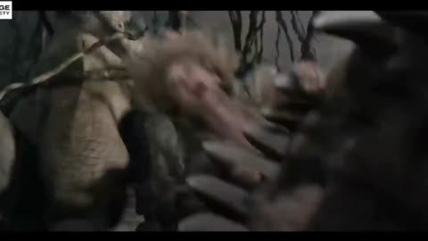 King Kong vs Dragon movie scene