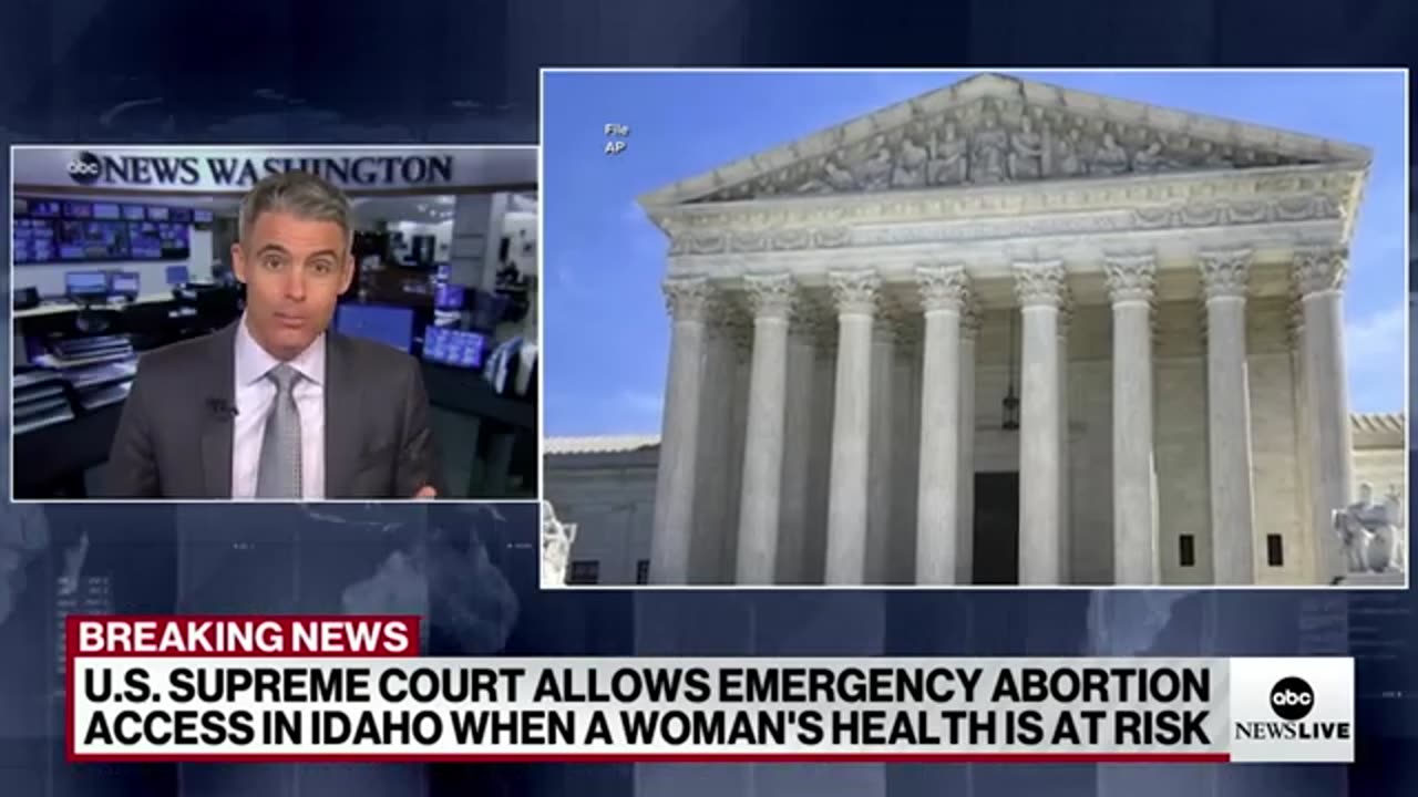 Supreme Court justices have 'extraordinary exchange' in Idaho abortion access ruling ABC News
