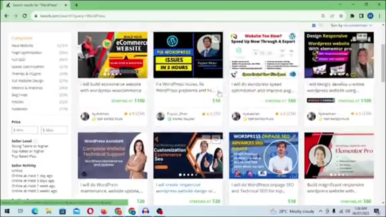 Earning online