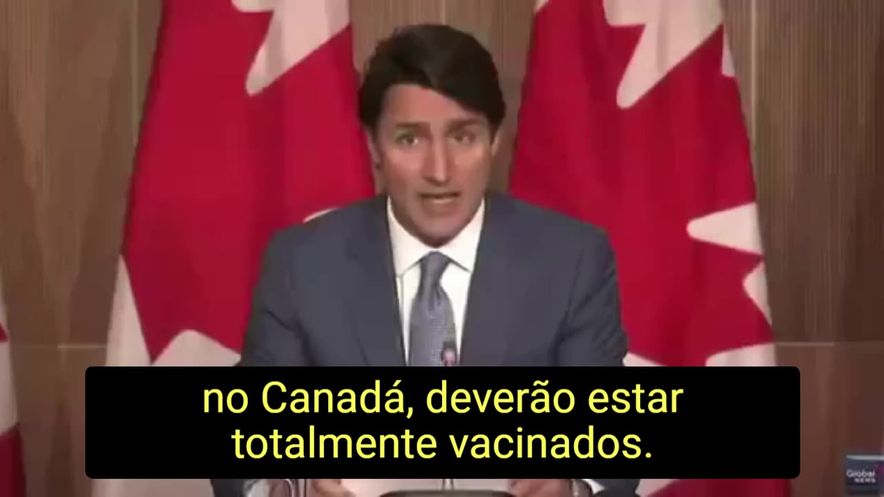 Trudeau torna inoculação experimental obrigatória