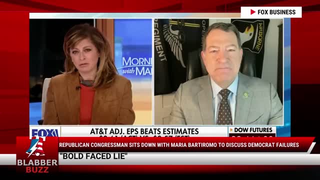 Republican Congressman Sits Down With Maria Bartiromo To Discuss Democrat Failures