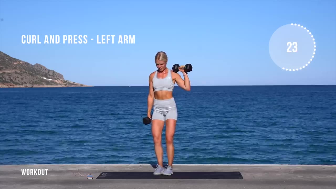 30 MIN KILLER HEAD TO TOE HIIT Workout - NO REPEAT - with weights - high intensity - advanced