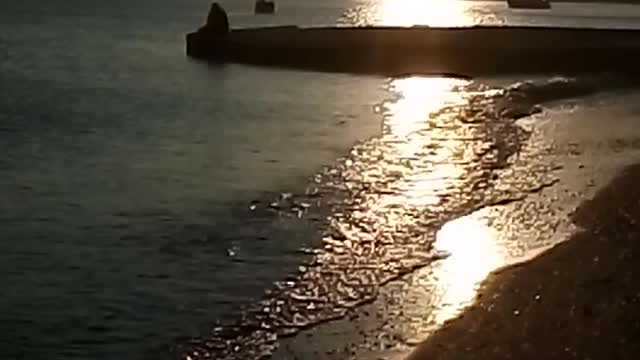 Sea and sunset