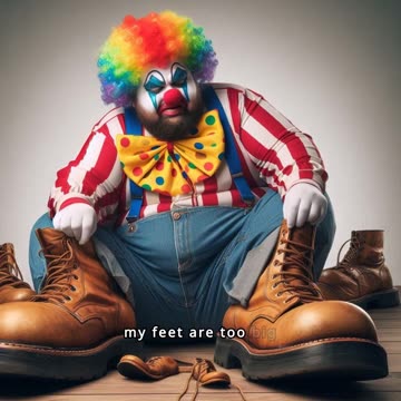 My big shoes are in THE WAY!